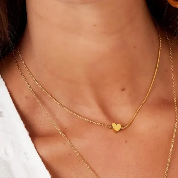 Ketting hartje zilver